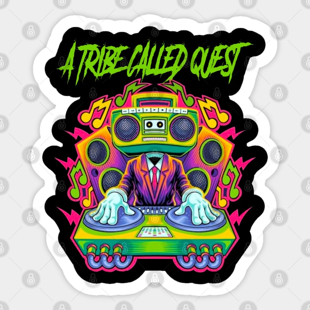 A TRIBE CALLED QUEST RAPPER Sticker by Tronjoannn-maha asyik 